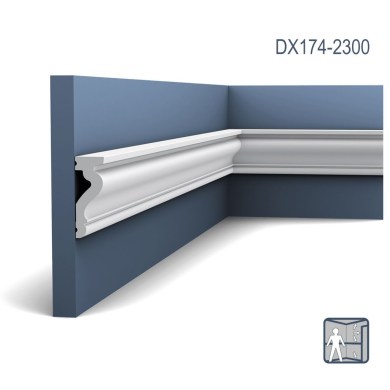 Orac Decor DX174-2300 prémium minőségű oldalfali díszléc