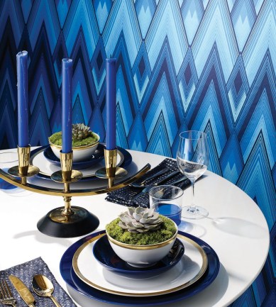 Osborne and Little Astoria Graphite/Silver tapéta - Paisley Home