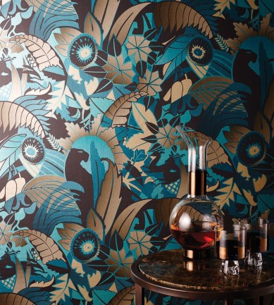 Osborne and Little Fantasque Mint/Multi tapéta - Paisley Home