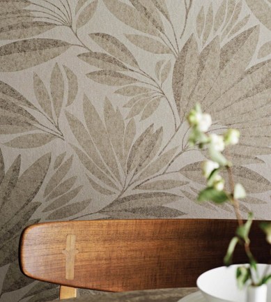 Osborne and Little Fleuron Metallic Gilver tapéta - Paisley Home