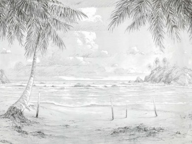 Pierre Frey FP602002 Ixtapa Fusain luxus tapéta