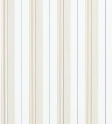 Ralph Lauren Aiden Stripe Natural-Blue tapéta - Paisley Home