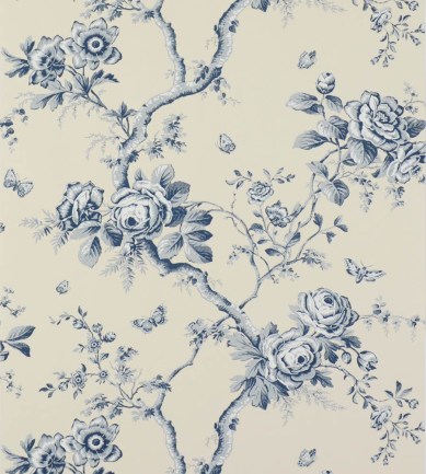 Ralph Lauren Ashfield Floral Sapphire tapéta - Paisley Home