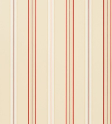 Ralph Lauren Dunston Stripe Vermillion tapéta - Paisley Home