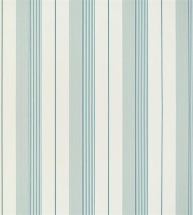 Ralph Lauren Aiden Stripe Teal Blue tapéta