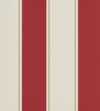 Ralph Lauren Mapleton Stripe Vermilion tapéta