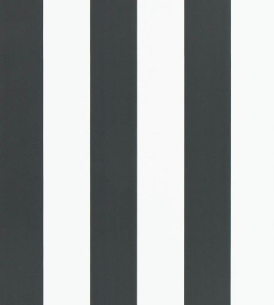 Ralph Lauren Spalding Stripe Black-White tapéta - Paisley Home