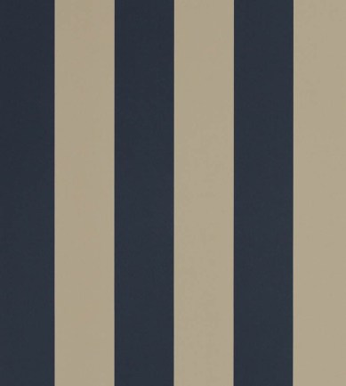 Ralph Lauren Spalding Stripe Navy-Sand tapéta - Paisley Home