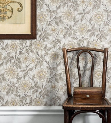 Sandberg Zinnia Beige tapéta - Paisley Home