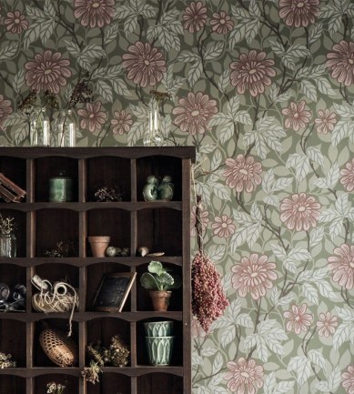Sandberg Zinnia Green tapéta - Paisley Home