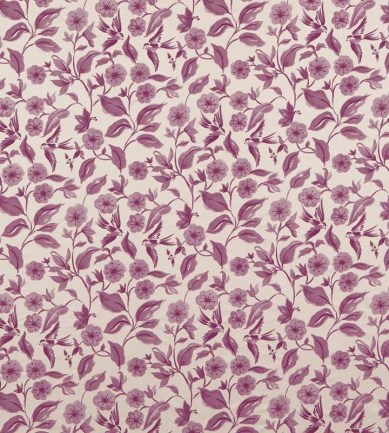 Sanderson Bird Blossom Grape textil - Paisley Home