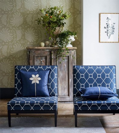 Sanderson Mapperton Linen / Cream tapéta - Paisley Home