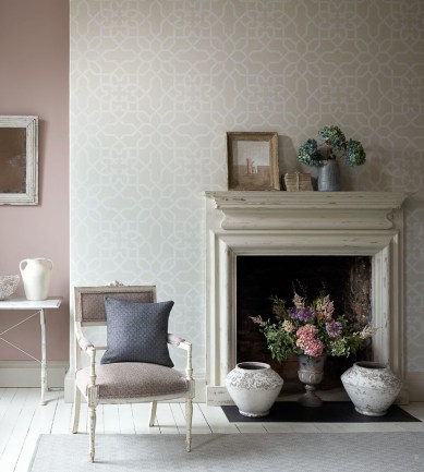 Sanderson Mawton Charcoal-Gilver tapéta - Paisley Home