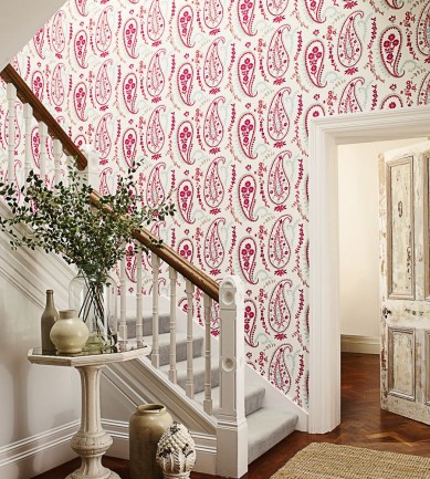 Sanderson Jamila Linen/Gilver tapéta - Paisley Home