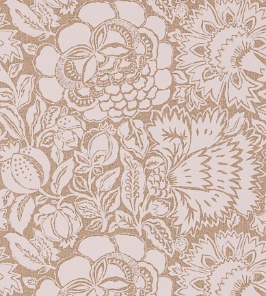 Sanderson Poppy Damask Linen/Natural tapéta - Paisley Home