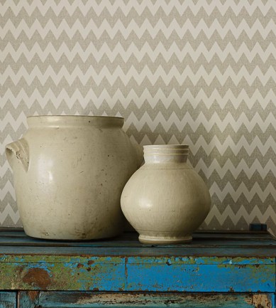 Sanderson Zagora Soft Grey/Chalk tapéta - Paisley Home