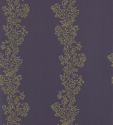 Sanderson Sparkle Coral Gold, Purple tapéta - Paisley Home