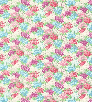 Sanderson Cottage Garden Scarlet/Cobalt textil - Paisley Home