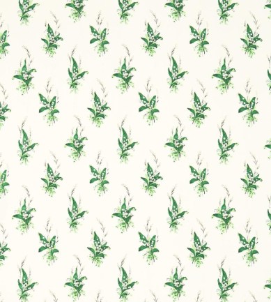 Sanderson Muguet Emerald/Ivory textil - Paisley Home