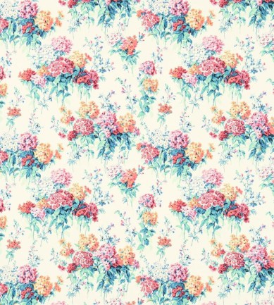 Sanderson Sweet Williams Peacock/Cerise textil - Paisley Home