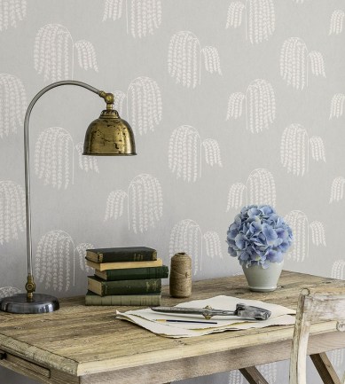 Sanderson Bay Willow Sage tapéta - Paisley Home