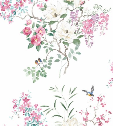 Sanderson Magnolia and Blossom Panel B Multi tapéta - Paisley Home