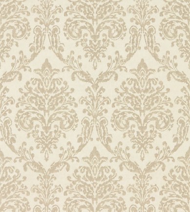 Sanderson Riverside Damask Cream/Gold tapéta - Paisley Home