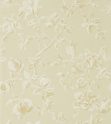 Sanderson Magnolia and Pomegranate Parchment/Milk tapéta - Paisley Home
