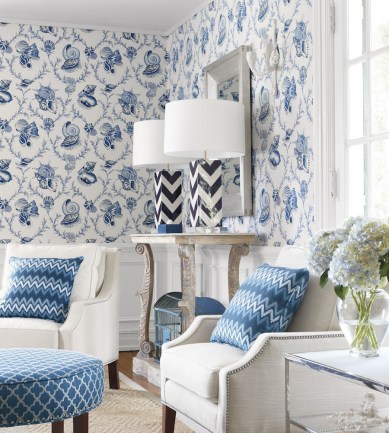Thibaut Sumba Shell Cream tapéta - Paisley Home