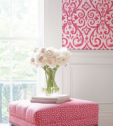Thibaut Patara Ikat Green tapéta - Paisley Home