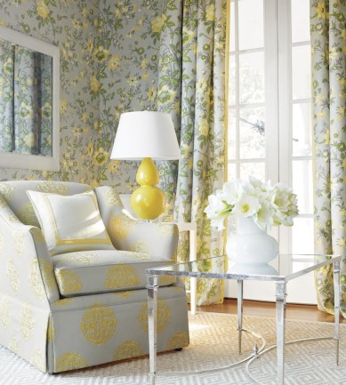 Thibaut Nemour Beige and Aqua tapéta - Paisley Home