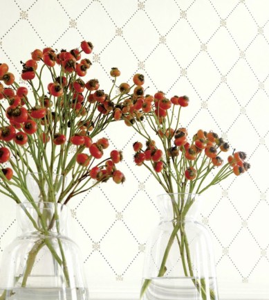 Thibaut Wilton Trellis Beige tapéta - Paisley Home