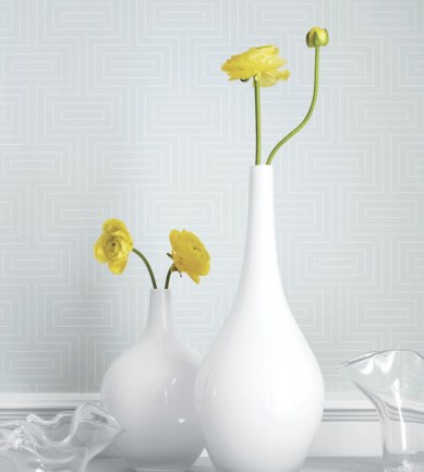 Thibaut Broadway Robin's Egg tapéta - Paisley Home
