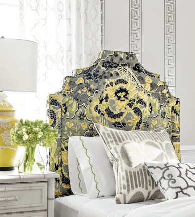 Thibaut Andreas Stripe Blue tapéta - Paisley Home