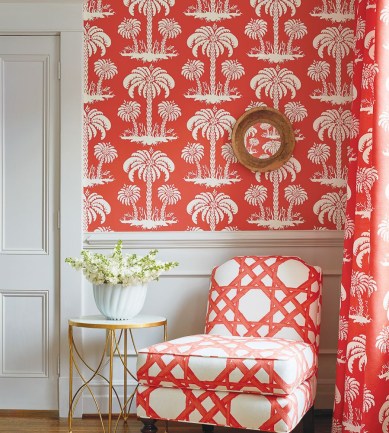 Thibaut Palm Island Yellow tapéta - Paisley Home