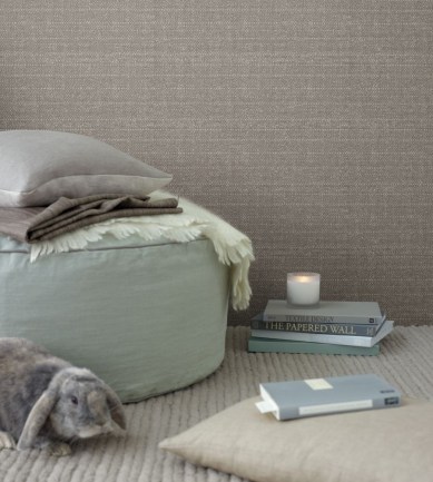 Villa Nova Hopsack Eucalyptus tapéta - Paisley Home