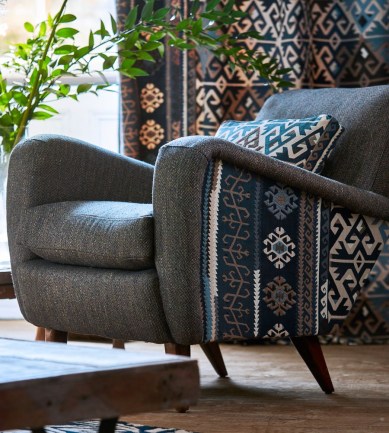 William Morris Brunswick Indigo textil - Paisley Home