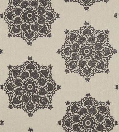 William Morris Indian Loop Charcoal-Linen textil - Paisley Home