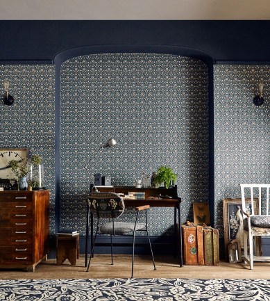 William Morris Morris Bellflowers Grey-Fennel tapéta - Paisley Home