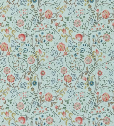 William Morris Mary Isobel Silk Blue/Pink tapéta - Paisley Home