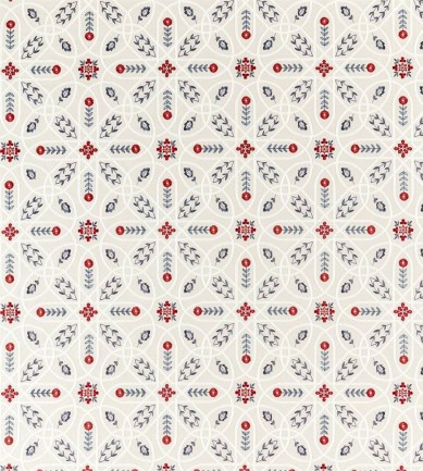 William Morris Brophy Embroidery Indigo textil