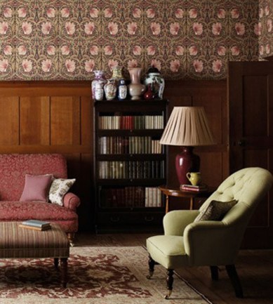 William Morris Pimpernel Bullrush/Russet tapéta - Paisley Home