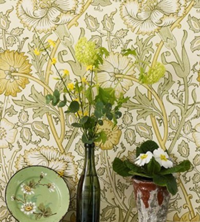 William Morris Pink & Rose Manilla/Wine tapéta - Paisley Home