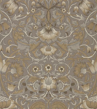 William Morris Pure Lodden Taupe/Gold tapéta - Paisley Home