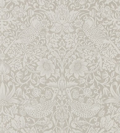 William Morris Pure Strawberry Thief Silver/Stone tapéta - Paisley Home