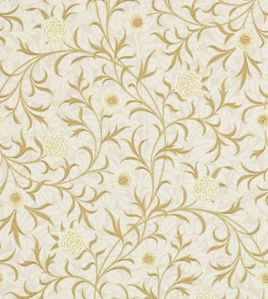 William Morris Scroll Vellum/Biscuit tapéta - Paisley Home