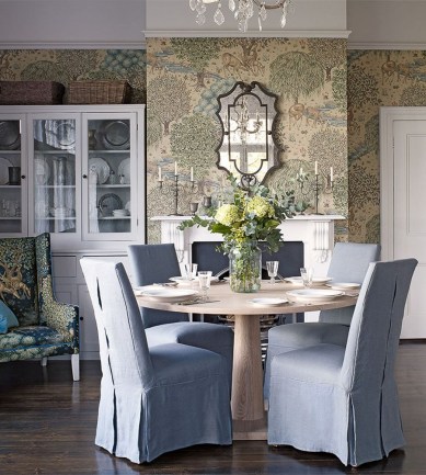William Morris The Brook Dark Blue tapéta - Paisley Home