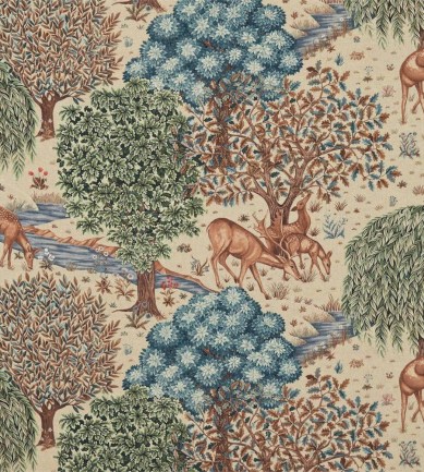 William Morris The Brook Tapestry Linen textil - Paisley Home