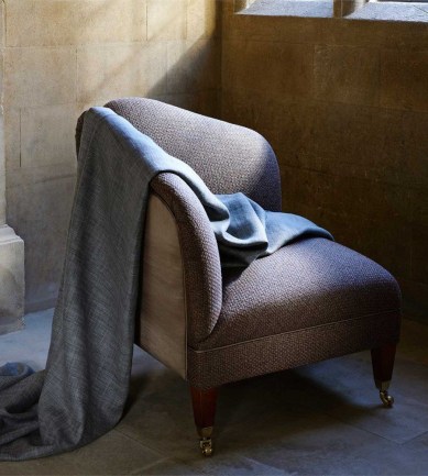 Zoffany Atticus Blue Stone textil - Paisley Home