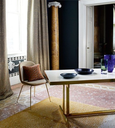 Zoffany Goya Blue Stone textil - Paisley Home